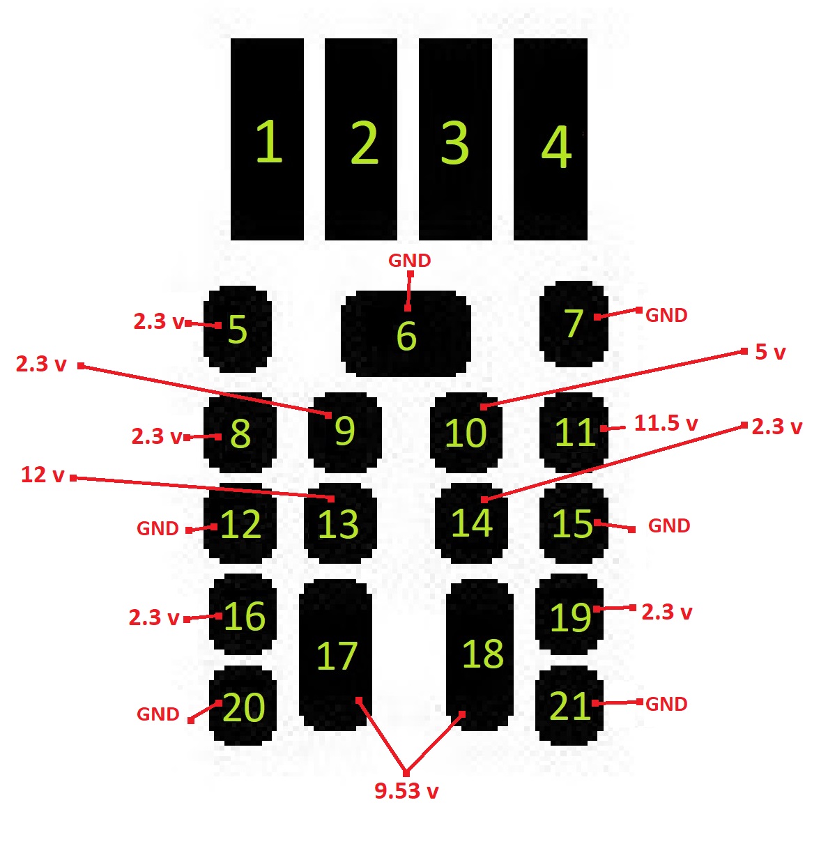 numbering of contacts